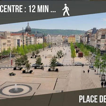 #l'amadeo#parking Privee/balcon/lumineux/qrt Calme * Clermont-Ferrand
