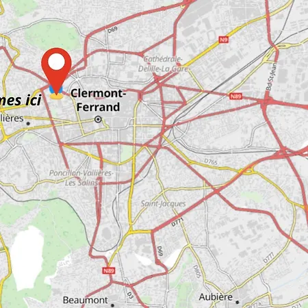 Apartment #l'amadeo#parking Privee/balcon/lumineux/qrt Calme Clermont-Ferrand